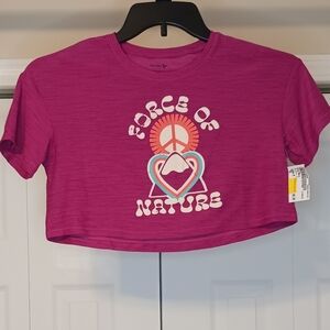 Old Navy Pink Graphic Short Sleeve Tee